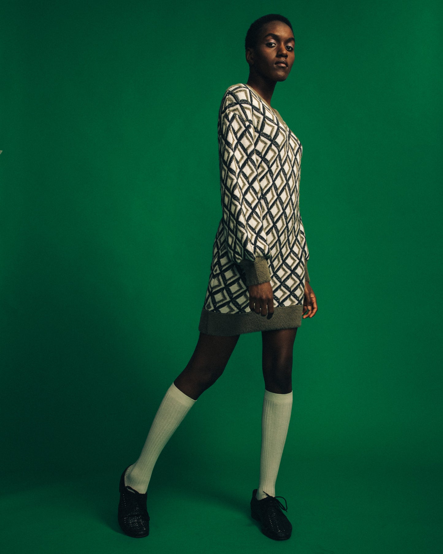 Fully Fashioning | Isabel Long Sleeve Knit Dress