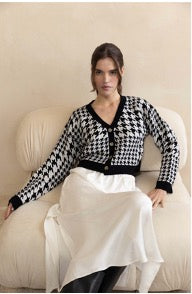 W.awake | Joki Houndstooth Cardigan