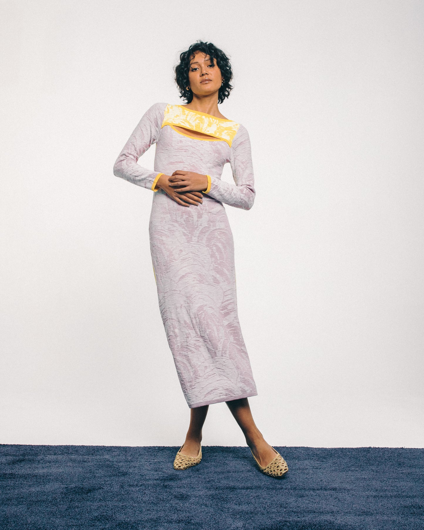 Fully Fashioning | Jayleen Jacquard Maxi Dress