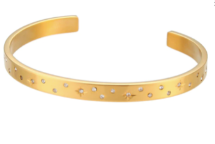 Starburst Pave Cuff Bracelet