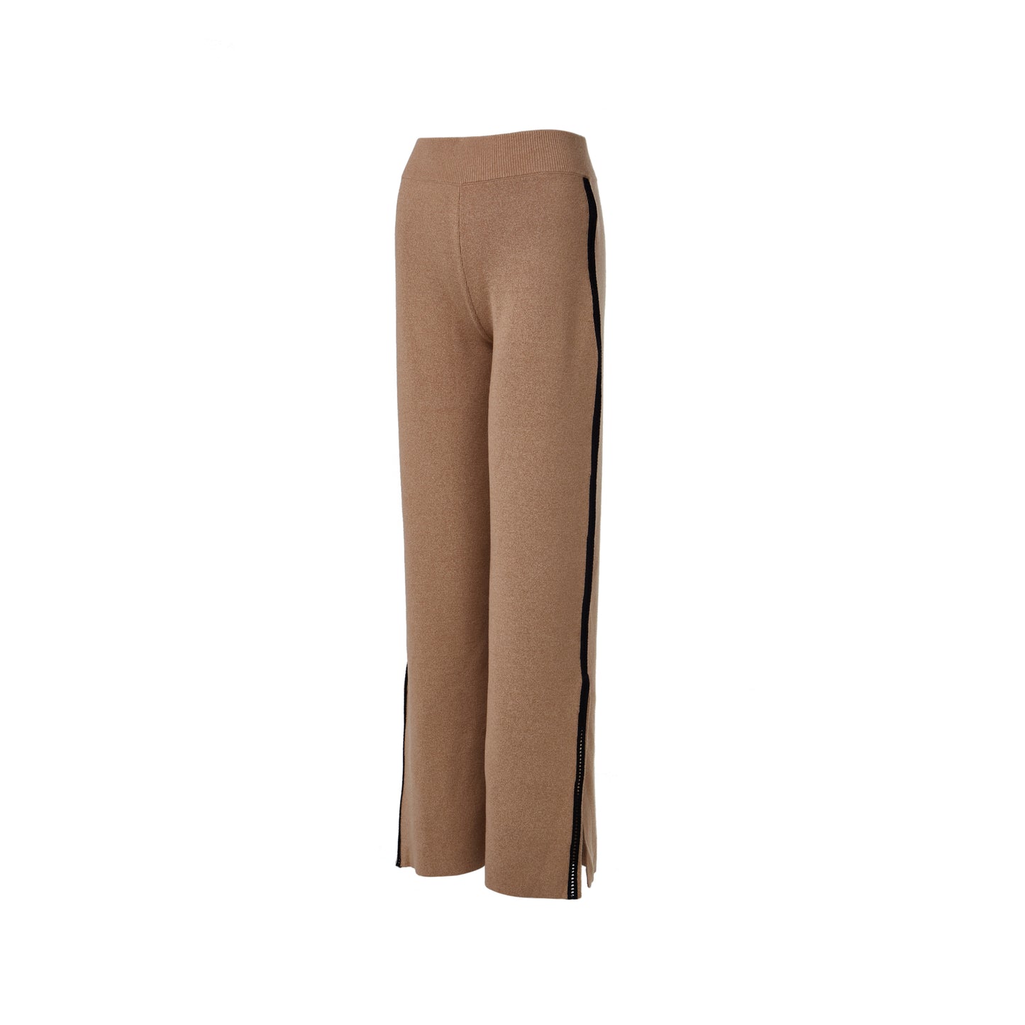 High Waisted Straight Knit Pants