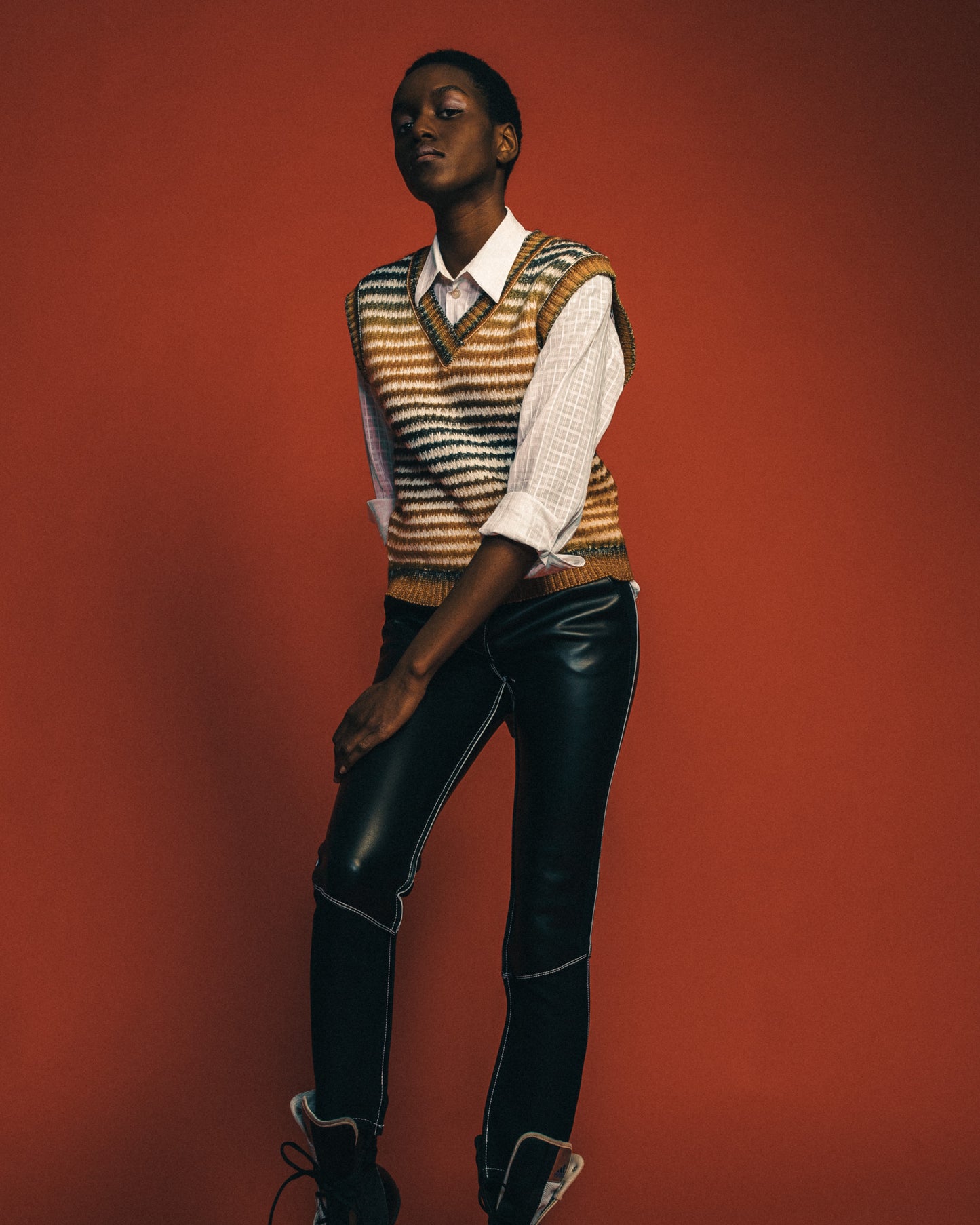 Fully Fashioning | Fariah Multicolor Knit Vest