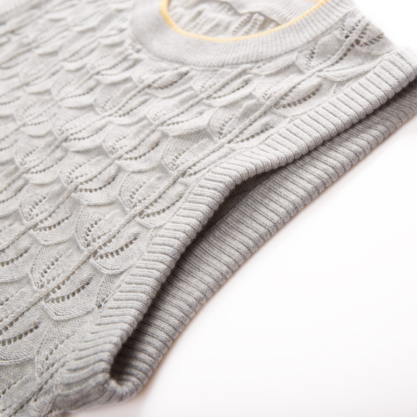 Fully Fashioning Mahalia Crochet Knit Vest