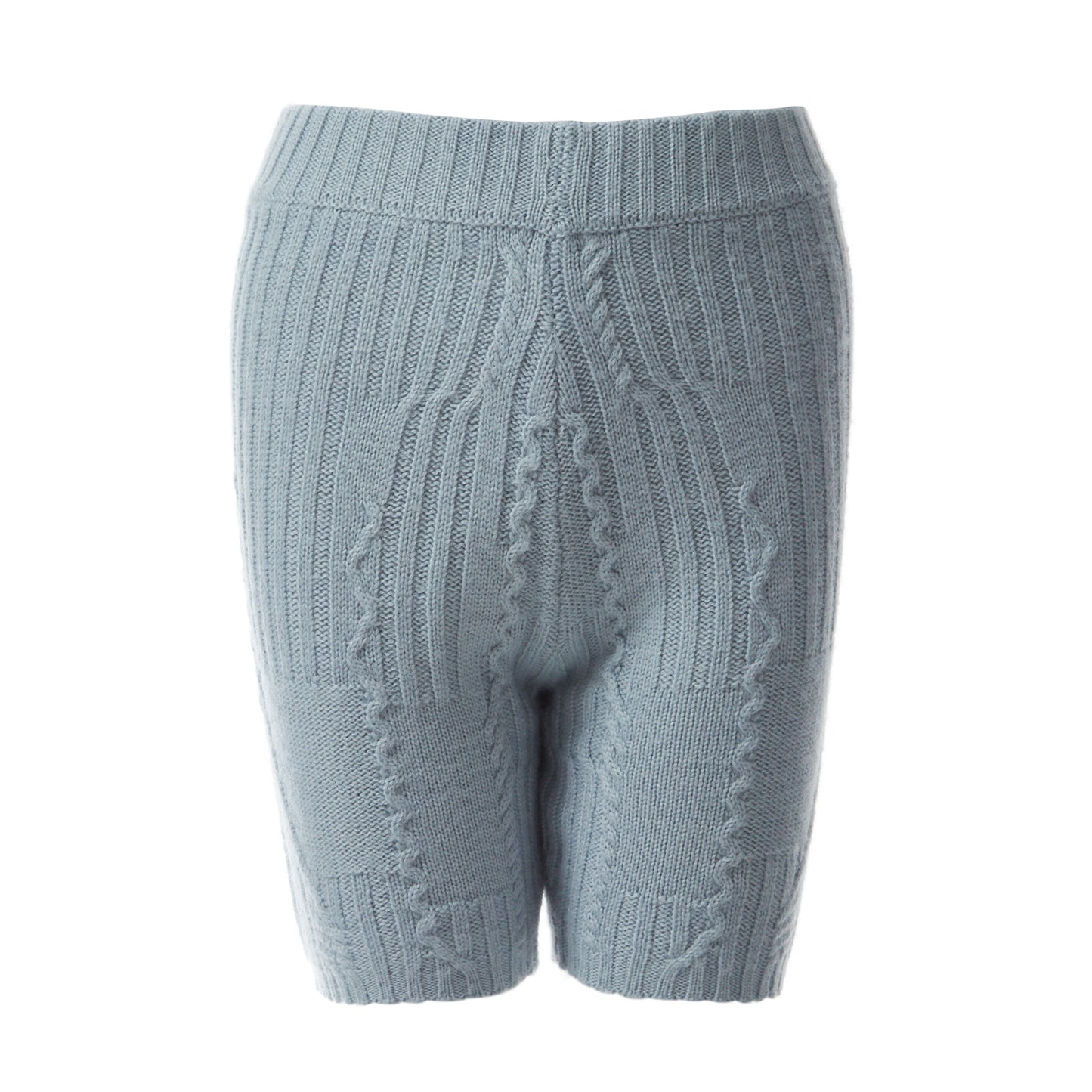 Fully Fashioning Fern Cable Knit Shorts