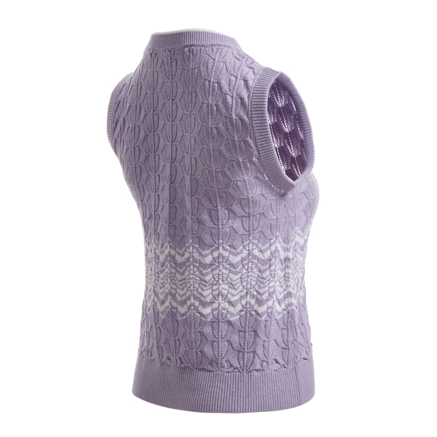 Fully Fashioning Mahalia Crochet Knit Vest