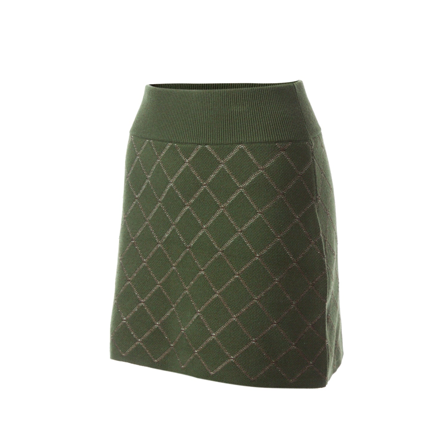 Fully Fashioning Ruth Jacquard Knit Skirt