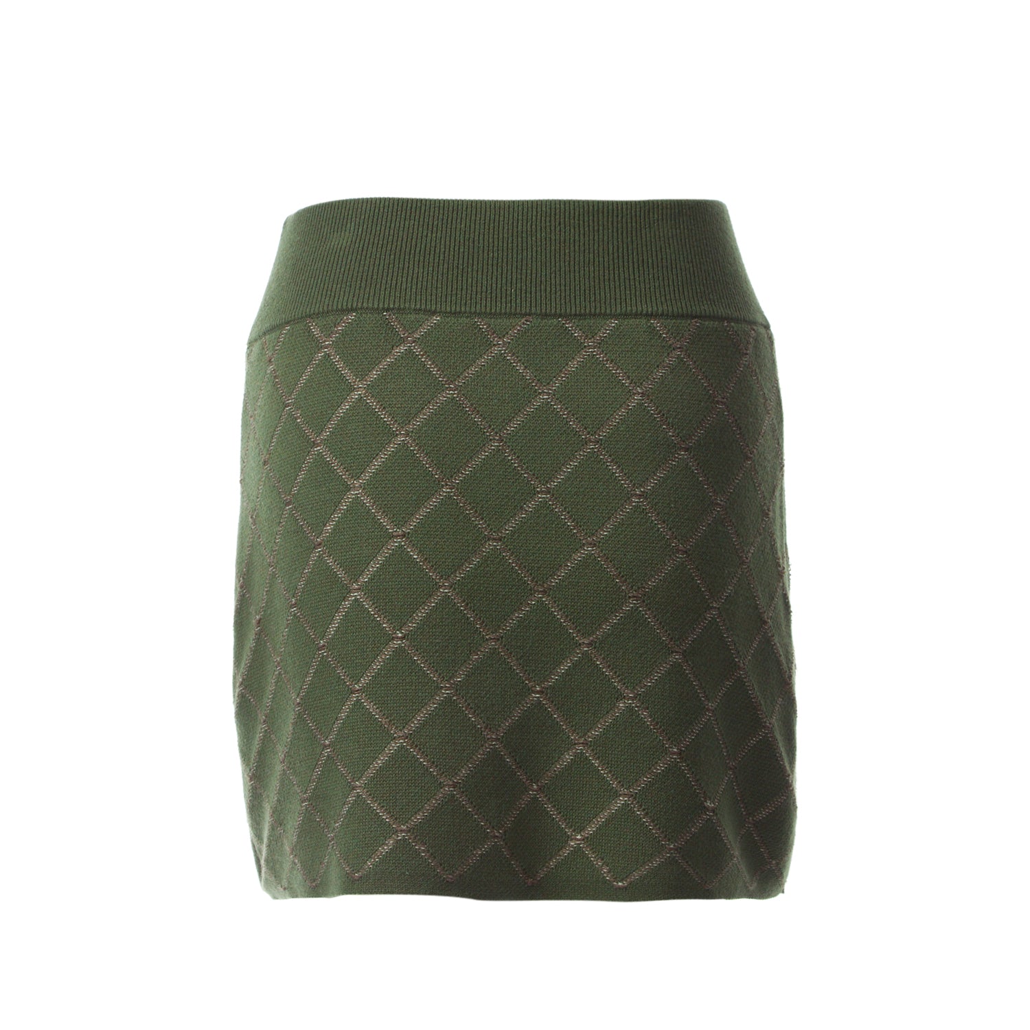 Fully Fashioning Ruth Jacquard Knit Skirt