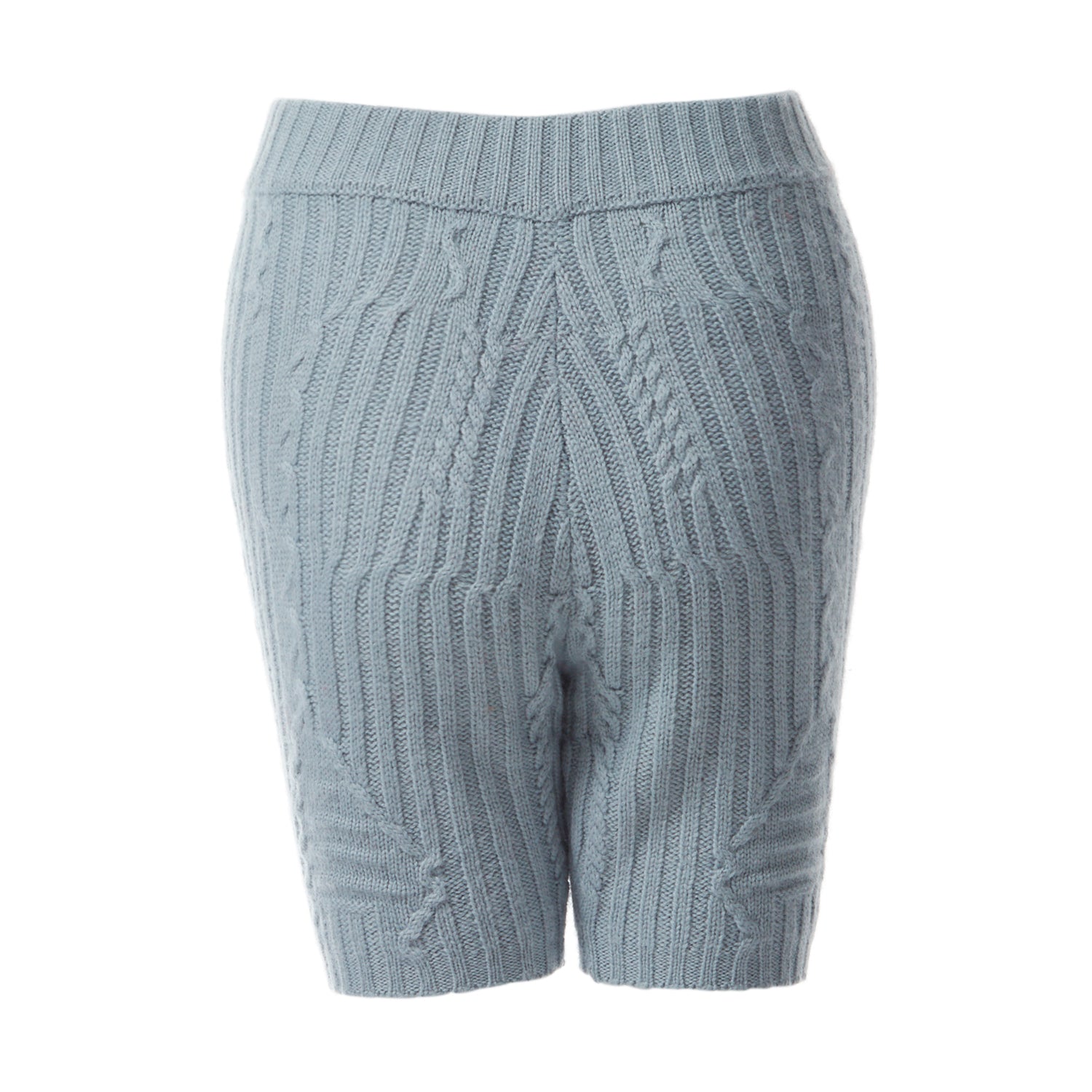 Fully Fashioning Fern Cable Knit Shorts