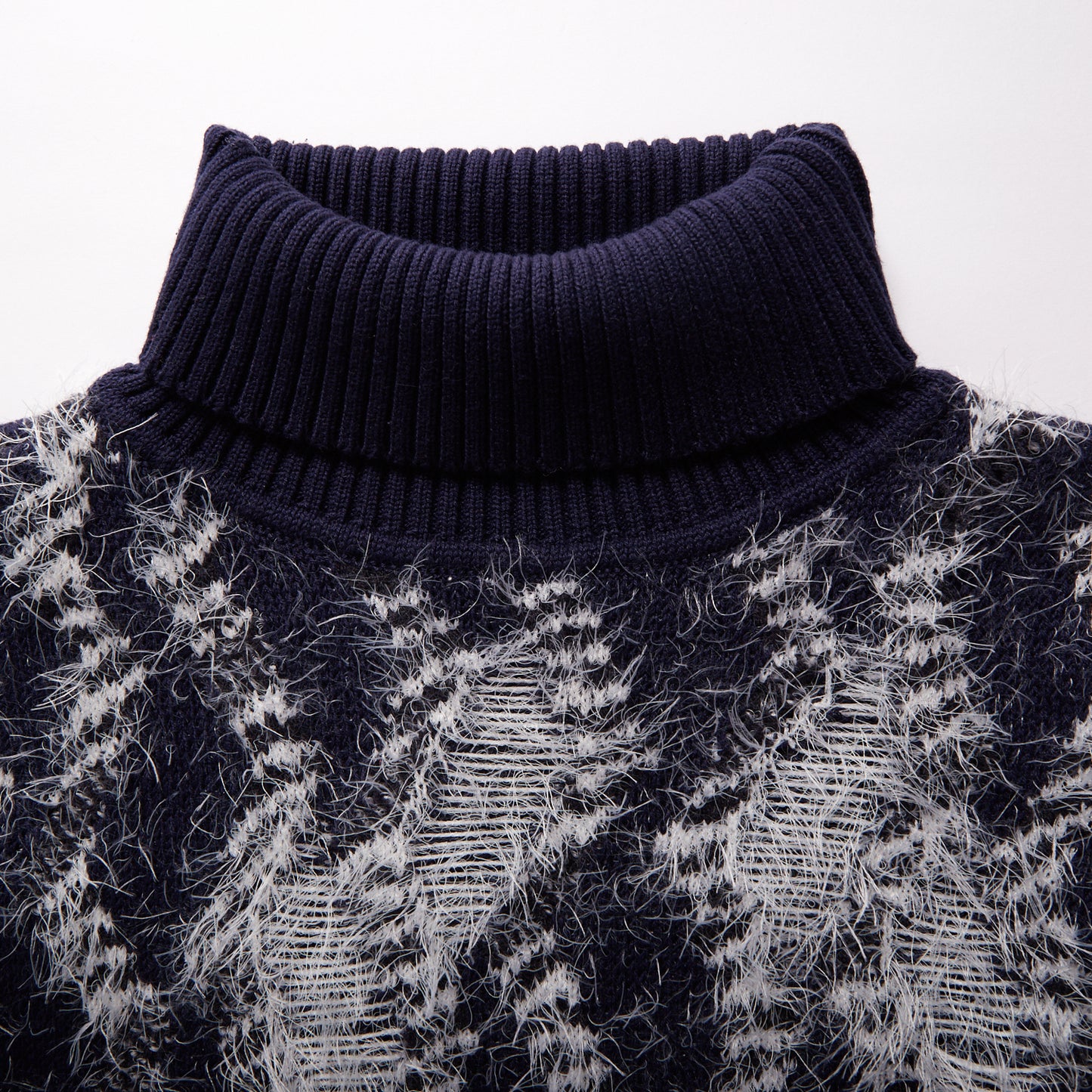 Fully Fashioning Prim Floating Stitch Knit Jumper