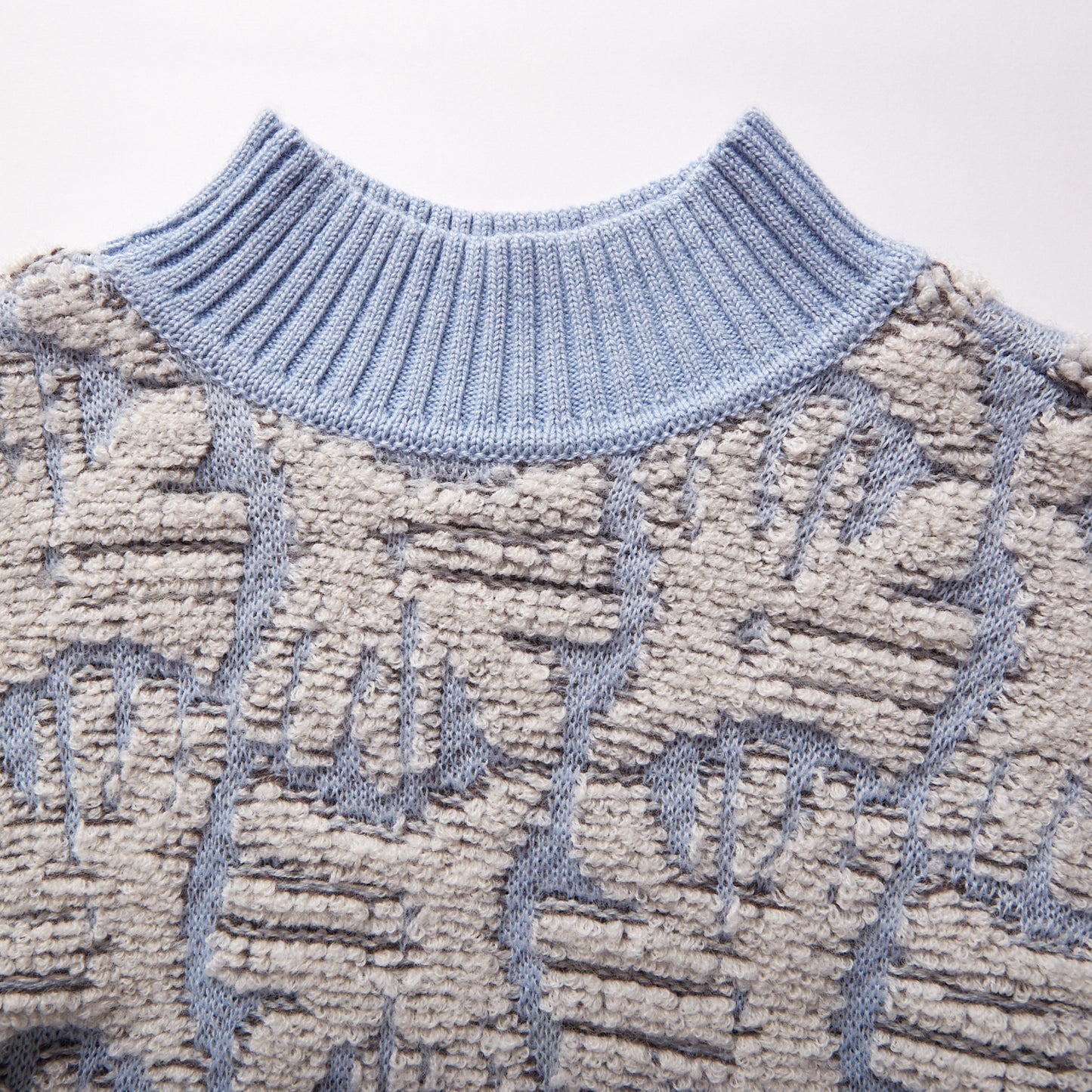 Fully Fashioning Kora Jacquard Knit Sweater Dress