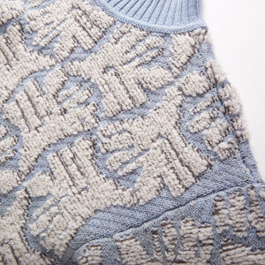 Fully Fashioning Kora Jacquard Knit Sweater Dress