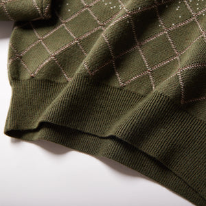 Fully Fashioning Remi Jacquard Knit Polo Shirt