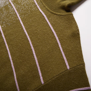 Fully Fashioning Della Ottoman/ Jacquard Knit Sweater Dress