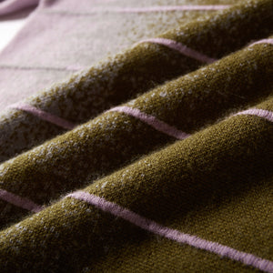 Fully Fashioning Della Ottoman/ Jacquard Knit Sweater Dress
