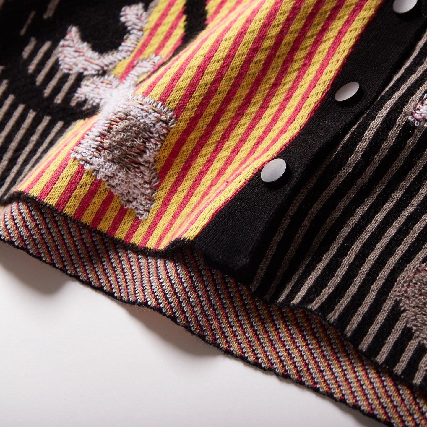 Fully Fashioning Colette Jacquard Knit Bolero Cardigan