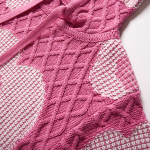 Tai & MoMo | Tessa Cable Knit Hoodie