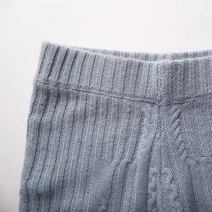 Fully Fashioning Fern Cable Knit Shorts