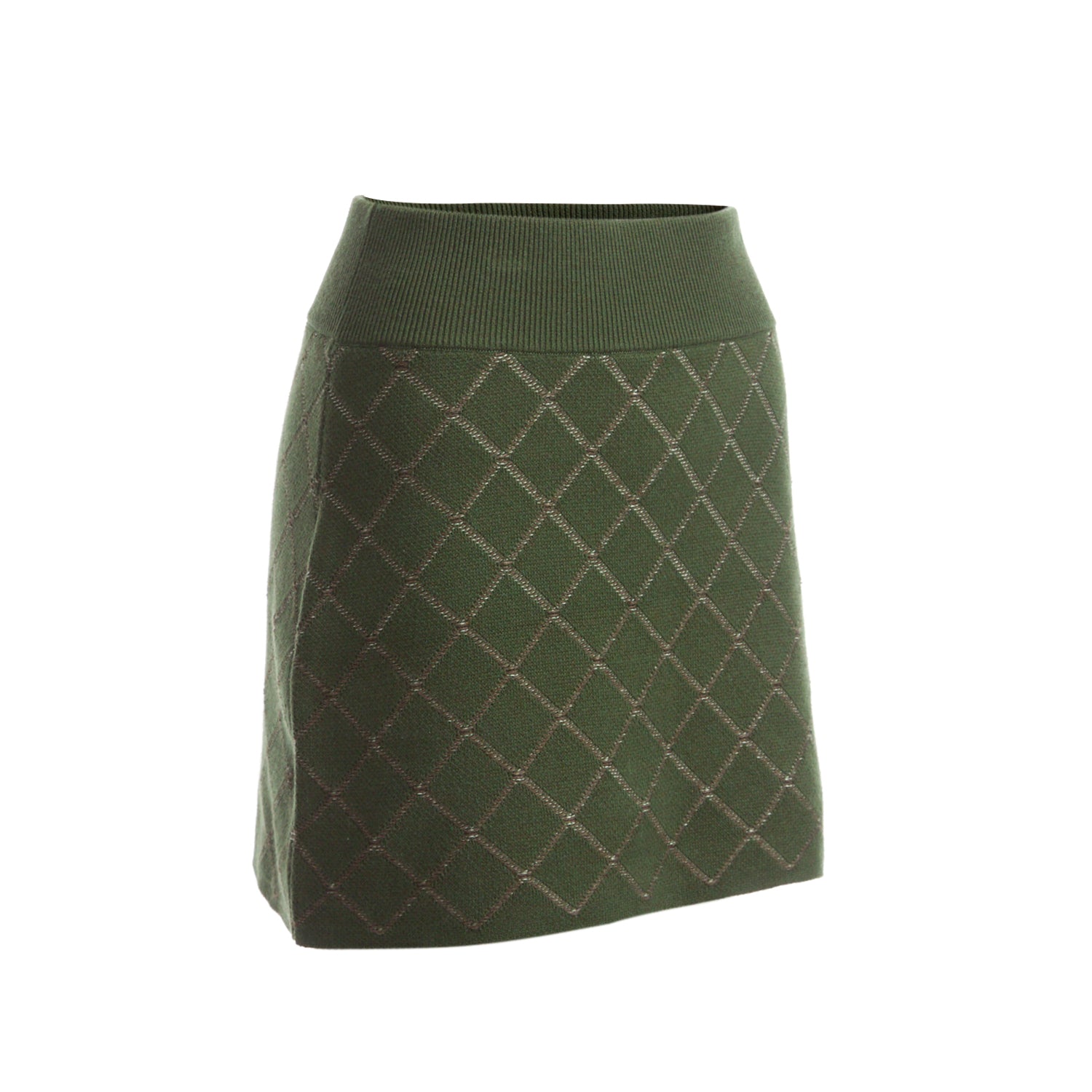 Fully Fashioning Ruth Jacquard Knit Skirt