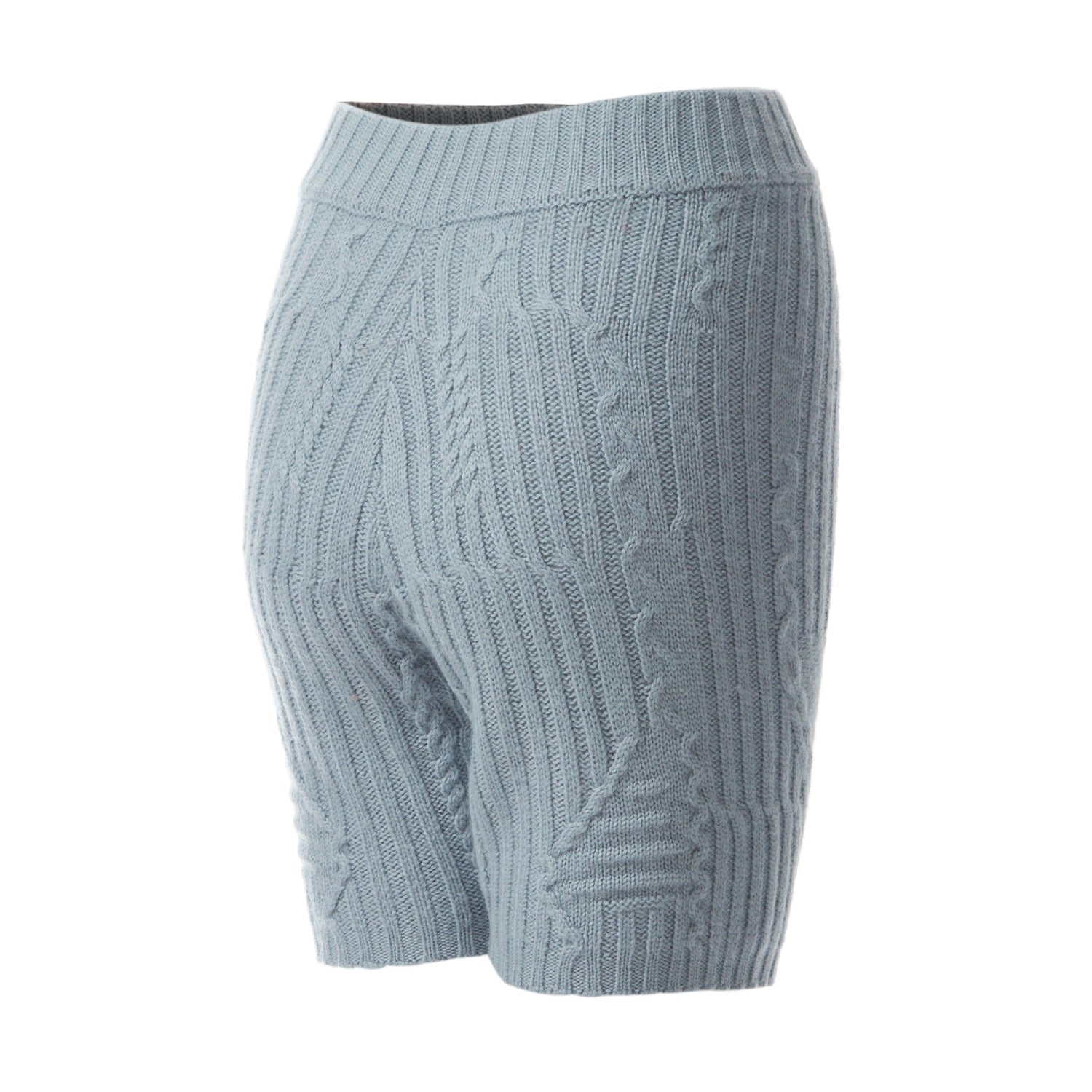 Fully Fashioning Fern Cable Knit Shorts