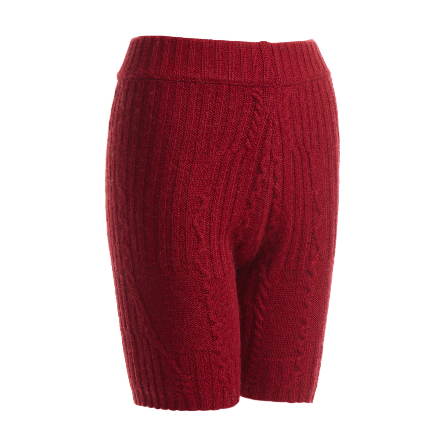 Fully Fashioning Fern Cable Knit Shorts