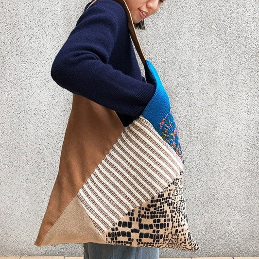 Upcycled Patchwork Tote
