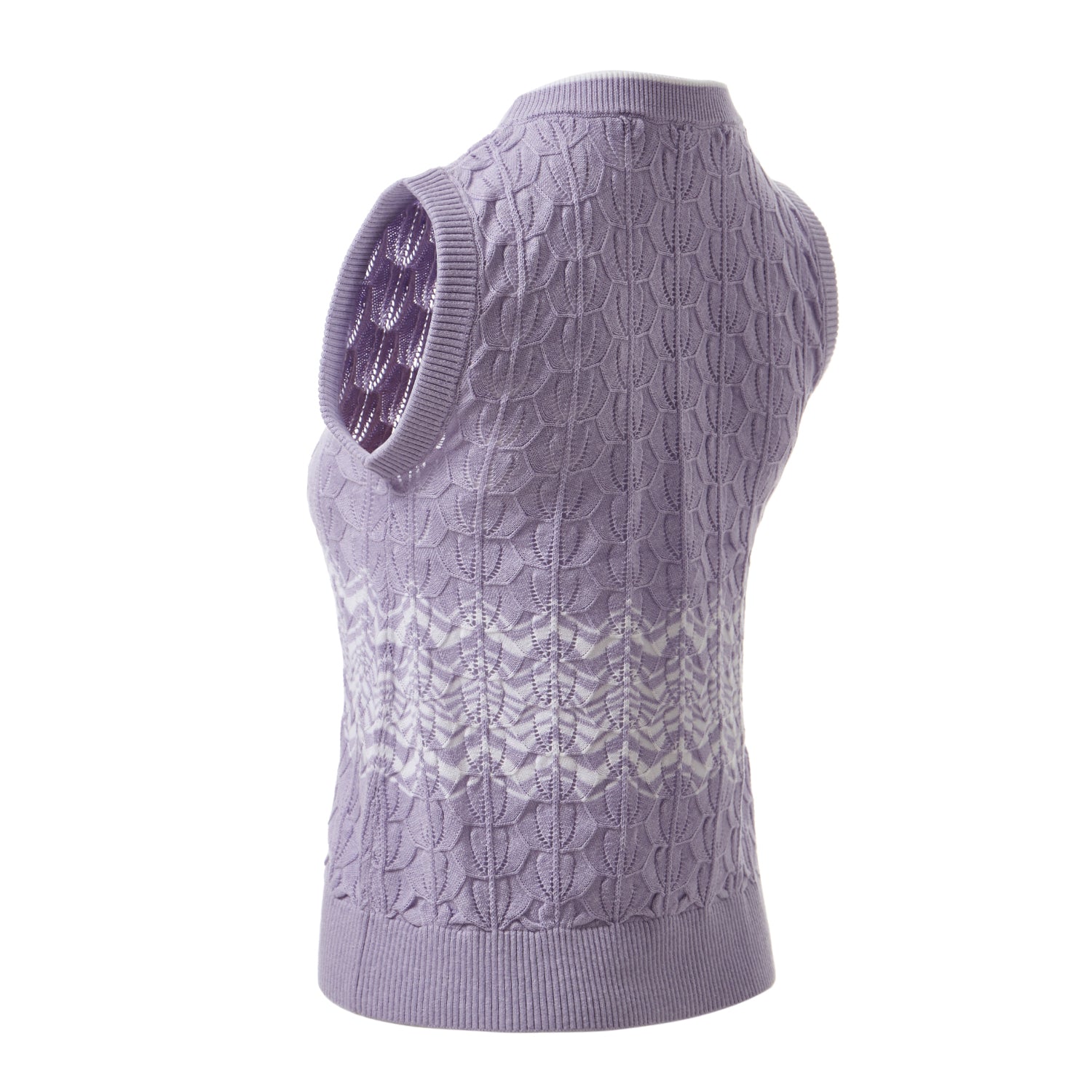 Fully Fashioning Mahalia Crochet Knit Vest