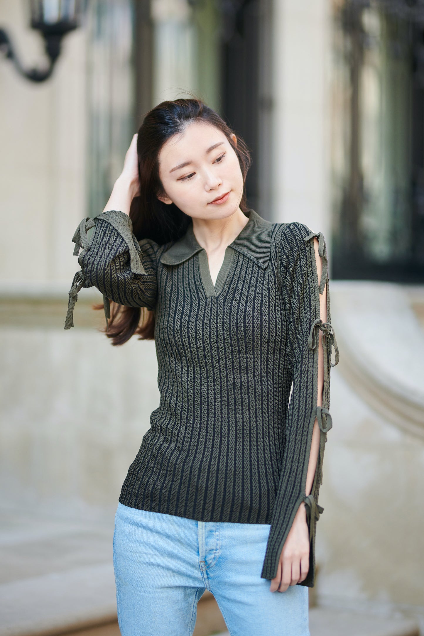 Fully Fashioning Licia Ribbed Pullover
