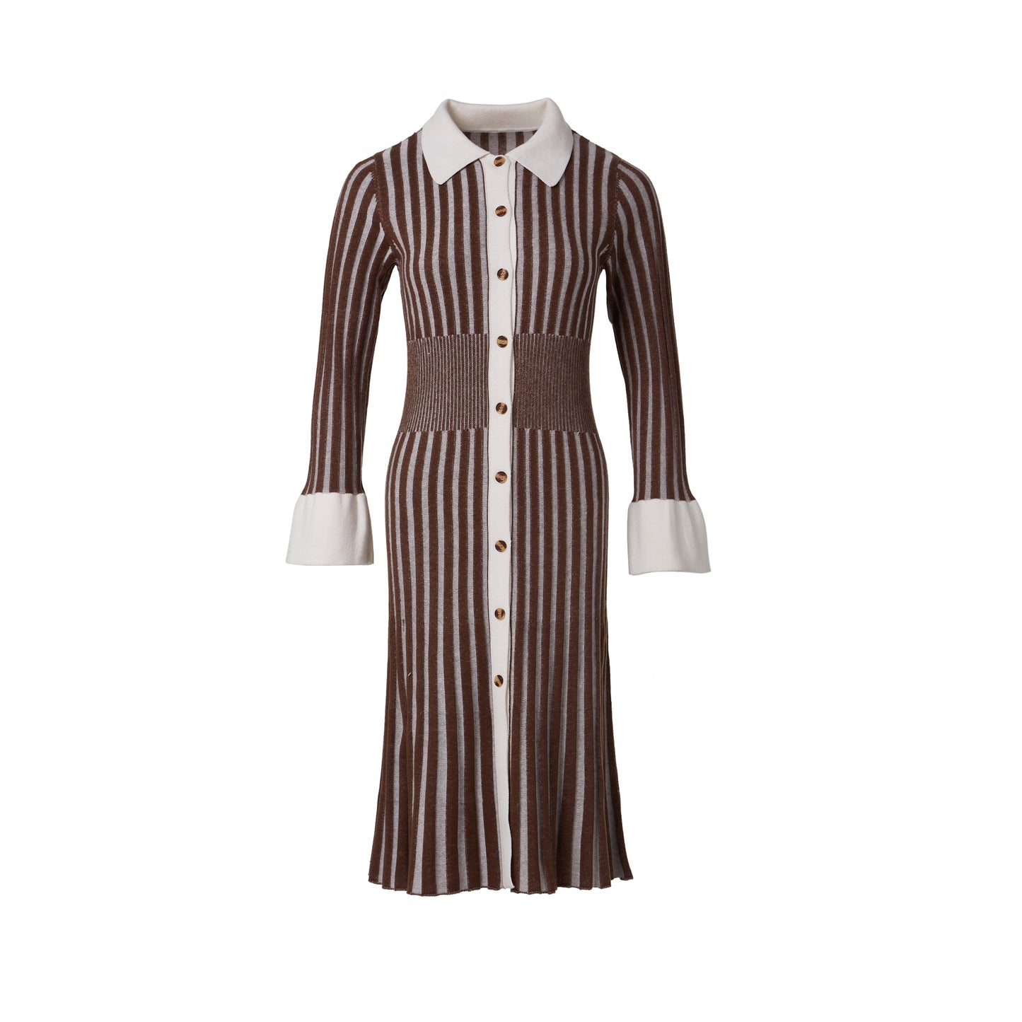 Striped Knit Maxi Dress