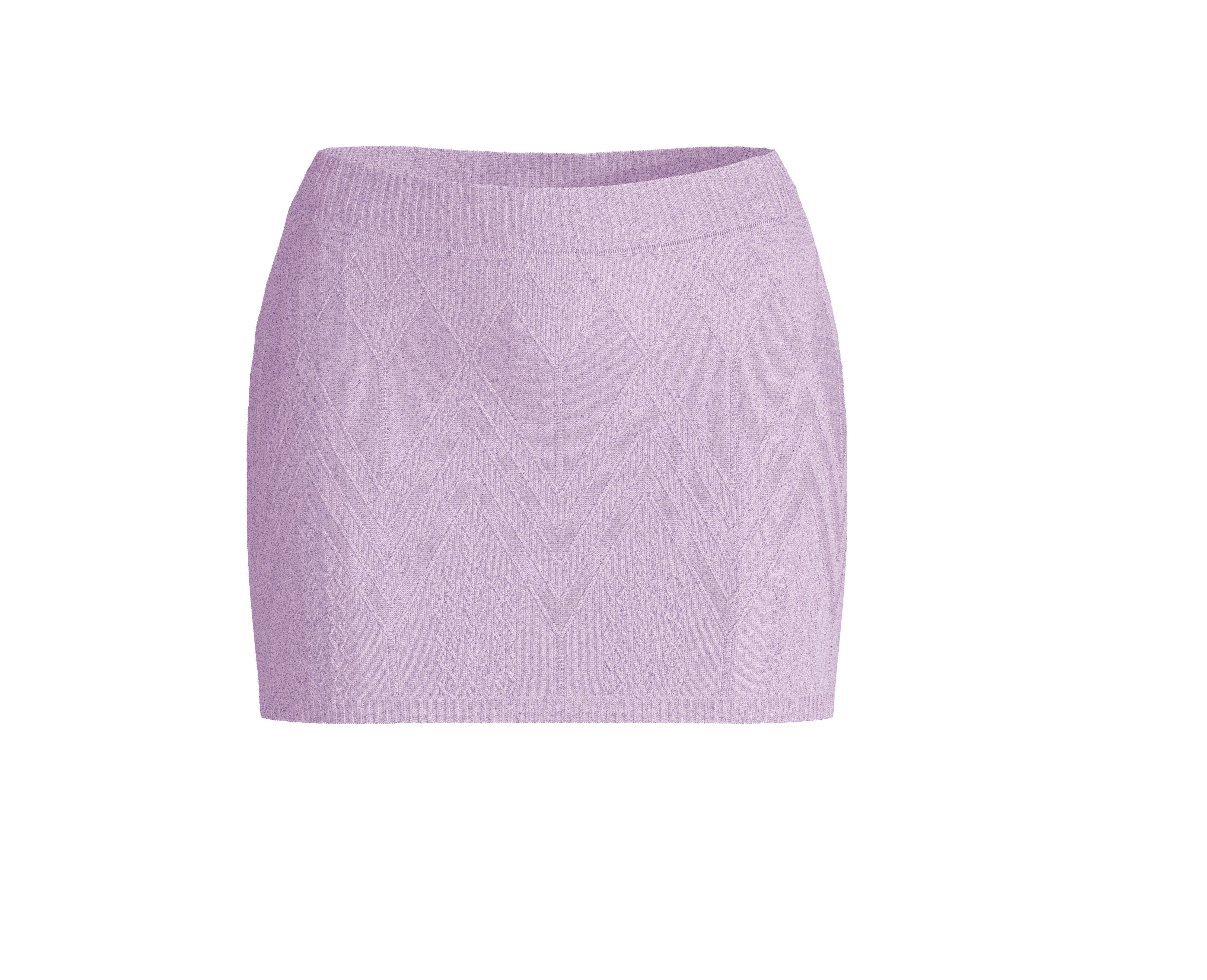 SAVE AS | Dinara Cable Knit Skirt