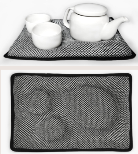 At the Venue | Knitted Placemat for Tea Set