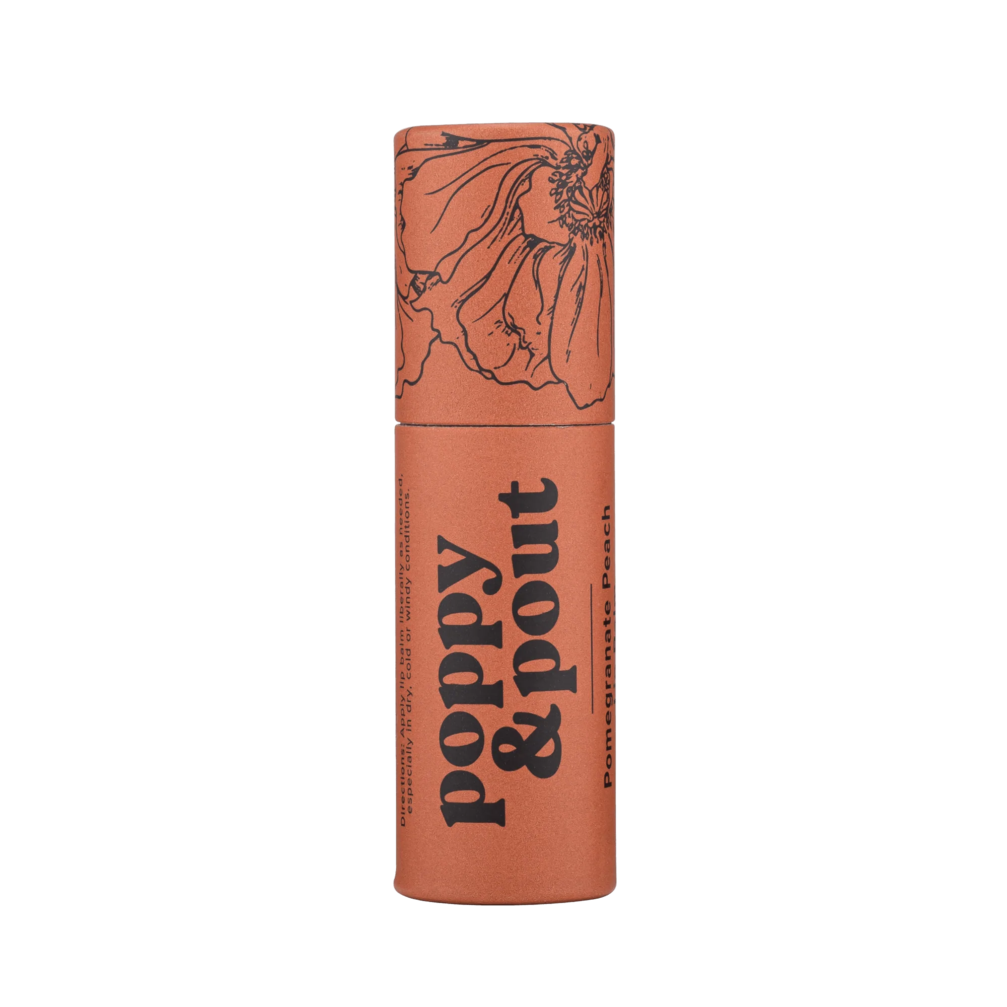 Poppy & Pout | Pomegranate Peach Lip Balm